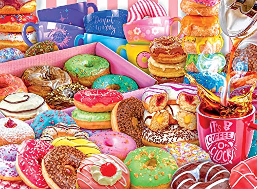 Buffalo Games - Donut Worry, Be Happy! - 1000 Piece Jigsaw Puzzle from Buffalo Games