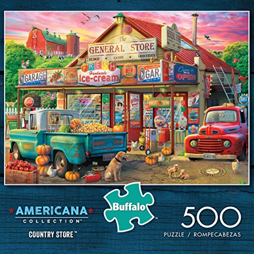 Buffalo Games - Country Store - 500 Piece Jigsaw Puzzle Multicolor, 21.25"L X 15"W by Buffalo Games