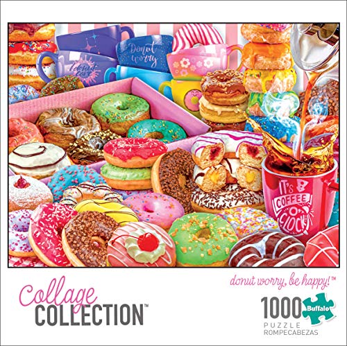 Buffalo Games - Donut Worry, Be Happy! - 1000 Piece Jigsaw Puzzle from Buffalo Games