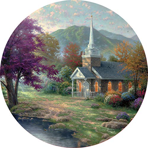 Ceaco - Thomas Kinkade 8 in 1 Multipack Jigsaw Puzzle Bundle Set - (2) Round 300, (4) 550, (1) 750, (1) 1000 Pieces, Kids and Adults from Ceaco