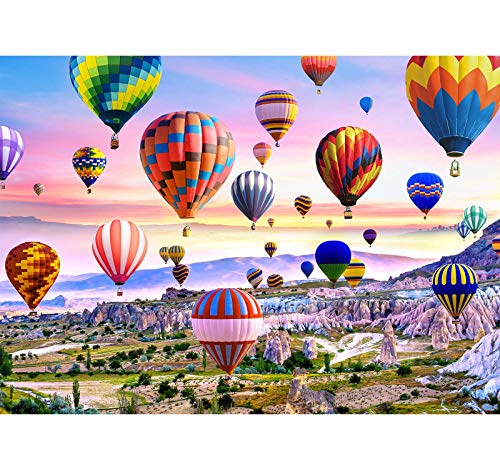 Puzzles for Adults 1000 Piece Puzzles for Adults âHot Air Balloons Landscape Style Jigsaw Puzzle Game Toys Gift from Runlycan