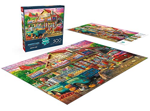 Buffalo Games - Country Store - 500 Piece Jigsaw Puzzle Multicolor, 21.25"L X 15"W by Buffalo Games