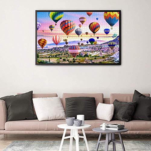 Puzzles for Adults 1000 Piece Puzzles for Adults âHot Air Balloons Landscape Style Jigsaw Puzzle Game Toys Gift from Runlycan