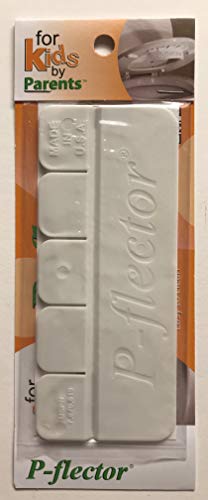 P-flector - The Urine Deflector That Prevents Potty Training Kids (and Adults) from Peeing Through The Gap Between The Toilet seat and Bowl. from For Kids By Parents, Inc.