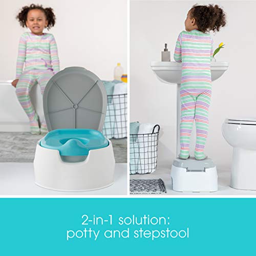 Summer 2-in-1 Step Up Potty â Potty Seat and Stepstool for Potty Training and Beyond â Easy to Empty and Clean, Space Saving 2-in-1 Solution by Summer Infant, Inc.