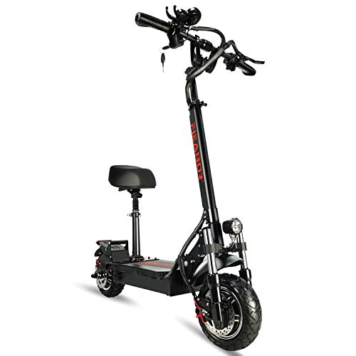 US Warehouse Adult Electric Kick Scooter Q08Plus, 2400W Dual Motor 10'' Tubeless Tires Up to High Speed 70KM/H, Foldable and Long Range Battery Two Wheels UL Certified E Scooters from Shenzhenshi Lvdaoxing Technology Co.,Ltd