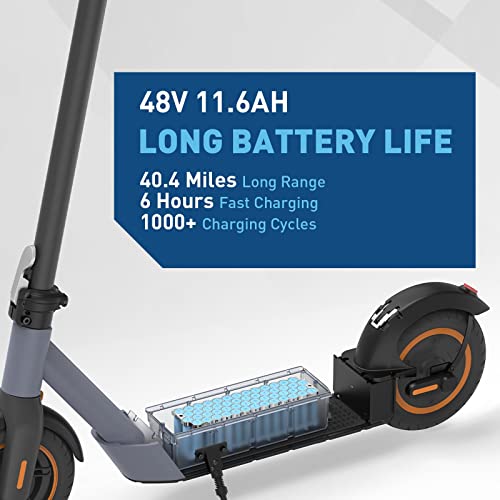 Hiboy S2 MAX Electric Kick Scooter, 40.4 Miles Range, Upgraded 500W Motor, 19 MPH Speed, Portable Commuting Electric Scooter for Adults from Freeman IT Limited