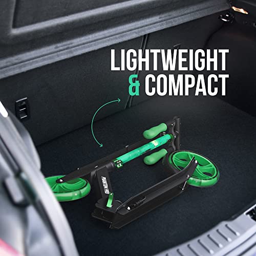 APOLLO LED Scooter - Kick Scooters for Adults, Scooters for Kids 6-10 Years Up - LED Light Up Scooter Wheels - LED Scooter Wheels - Adult Scooter LED Lights for Scooter - Foldable, 20lbs from Apollo