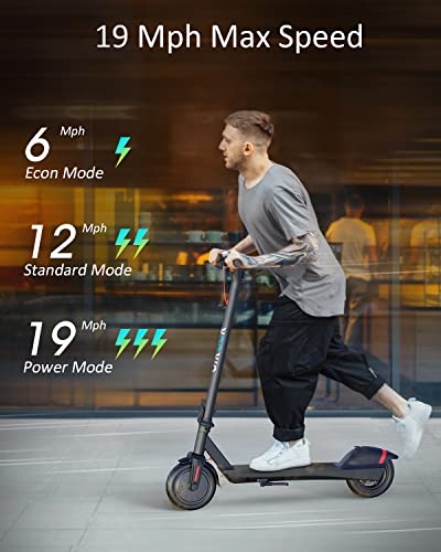 Gyroor Electric Scooter Adults, Up to 23 Miles Long-Range Battery, 19 Mph with Powerful 380W Motor, Folding Electric Scooter for Commuting and Travel 8.5" Pneumatic Tire with Double Braking System by Gyroor