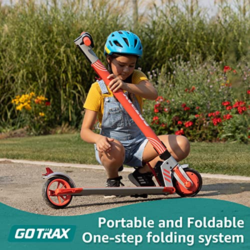 Gotrax Vibe Electric Kick Scooter, 6.5" Foldable Commuting Scooter for Kids 8-15, 12 MPH & 7 Miles Range E Kick Scooters for Kids, Teens, Boys and Girls (Gray) from GOTRAX