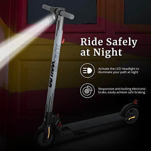 Gotrax Vibe Electric Kick Scooter, 6.5" Foldable Commuting Scooter for Kids 8-15, 12 MPH & 7 Miles Range E Kick Scooters for Kids, Teens, Boys and Girls (Gray) from GOTRAX