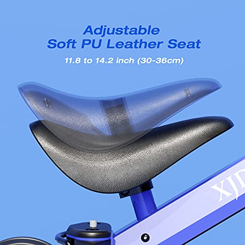 XJD 3 in 1 Kids Tricycles for 10 Month to 3 Years Old Kids Trike Toddler Bike Boys Girls Trikes for Toddler Tricycles Baby Bike Infant Trike with Adjustable Seat Height and Removable Pedal (Blue,1) by XJD