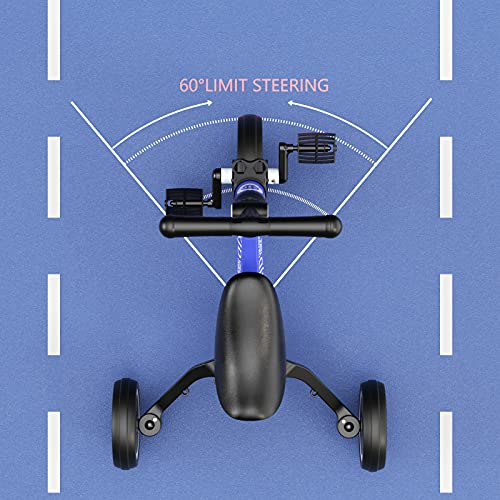 XJD 3 in 1 Kids Tricycles for 10 Month to 3 Years Old Kids Trike Toddler Bike Boys Girls Trikes for Toddler Tricycles Baby Bike Infant Trike with Adjustable Seat Height and Removable Pedal (Blue,1) by XJD