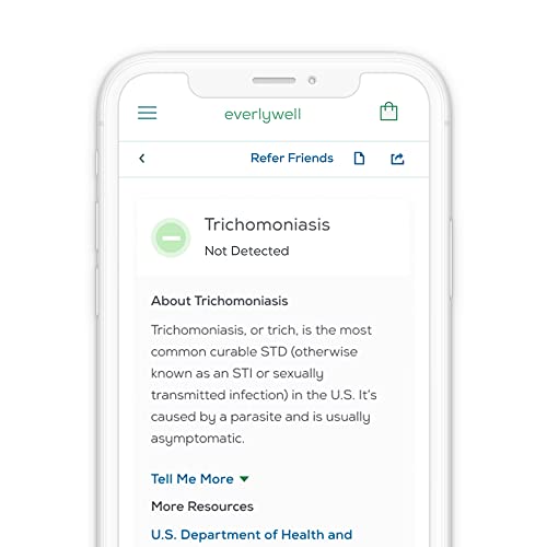 Everlywell Trichomoniasis Test - At-Home Collection Kit - Discreet, Accurate Results from a CLIA-Certified Lab Within Days - Ages 18+ by Everly Well