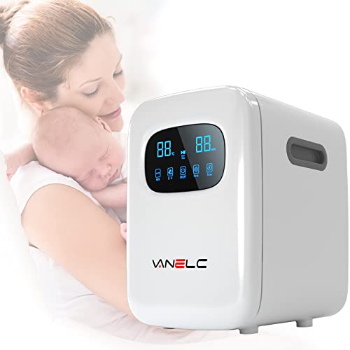 Baby Bottle Sterilizer and Dryer, 18L UV Light Sanitizer Box Kills Up to 99.9% of Bacteria & Viruses, Clinically Proven 360 Degree Sterilizer for Newborn Feeding Bottles, Home Disinfection, BPA-Free by VANELC