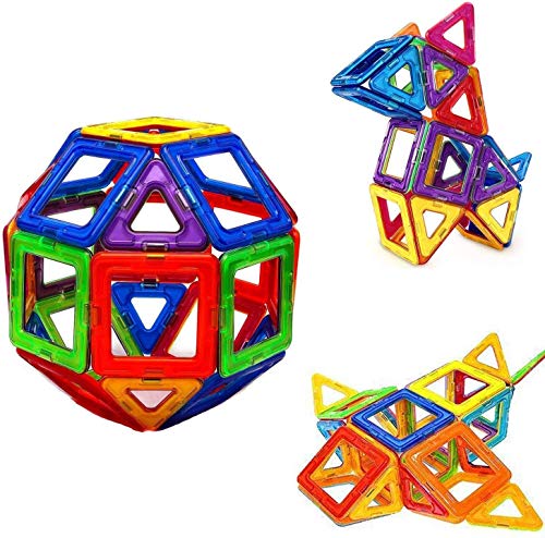 Magnetic Building Blocks Educational Toys Tiles Set for Boys & Girls Magnet Stacking Block Sets for Kid's Basic Skills Learning & Development Toys-Excellent Children's Giftsï¼YZ-053ï¼ by Ningbo Yizhi Toys Co.,Ltd