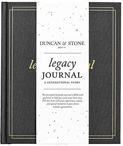 Grandparents Legacy Journal (Charcoal, 85 Pages) - Memory Journal for Grandparents & Parents - Grandma Scrapbook Album - Ideal Gifts for Grandparents by 