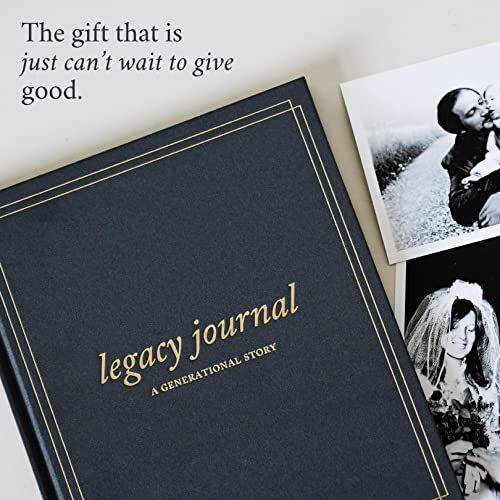 Grandparents Legacy Journal (Charcoal, 85 Pages) - Memory Journal for Grandparents & Parents - Grandma Scrapbook Album - Ideal Gifts for Grandparents by 