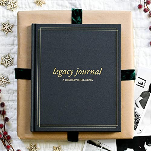 Grandparents Legacy Journal (Charcoal, 85 Pages) - Memory Journal for Grandparents & Parents - Grandma Scrapbook Album - Ideal Gifts for Grandparents by 