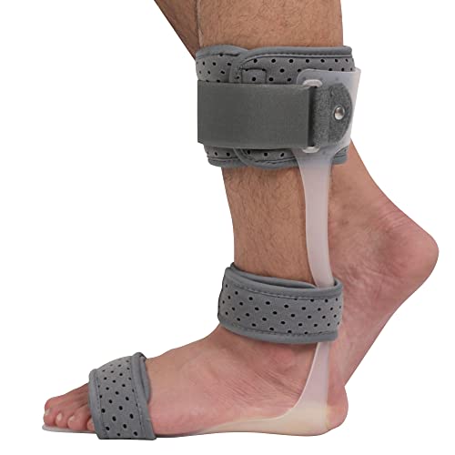 Komzer AFO Foot Drop Brace Medical Ankle Foot Orthosis Support Drop Foot Postural Correction Brace (Large, LEFT) by Komzer