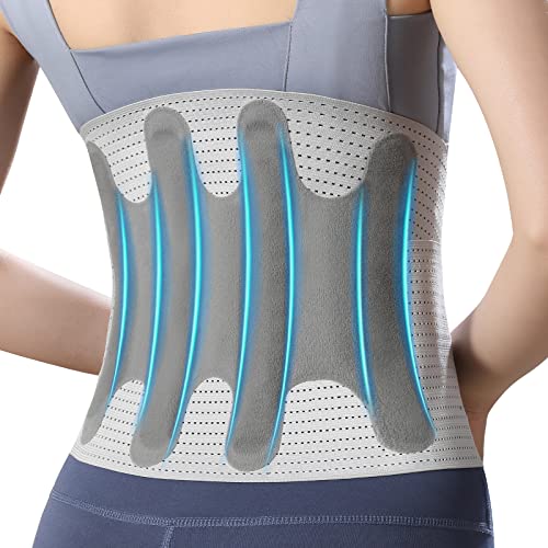 DARLIS Back Brace for Women Men Lower Back Pain Relief, Fashion Close-fitting Breathable Mesh Back Support Belt for Daily Chores, Lumbar Support Belt for Scoliosis, Herniated Disc XL(36"- 40") from DARLIS Direct