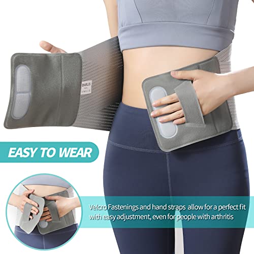DARLIS Back Brace for Women Men Lower Back Pain Relief, Fashion Close-fitting Breathable Mesh Back Support Belt for Daily Chores, Lumbar Support Belt for Scoliosis, Herniated Disc XL(36"- 40") from DARLIS Direct