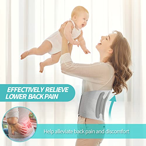 DARLIS Back Brace for Women Men Lower Back Pain Relief, Fashion Close-fitting Breathable Mesh Back Support Belt for Daily Chores, Lumbar Support Belt for Scoliosis, Herniated Disc XL(36"- 40") from DARLIS Direct