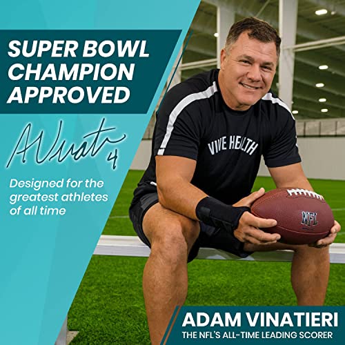 Vive Carpal Tunnel Wrist Brace (Left or Right) - Arm Compression Hand Support Splint - for Men, Women, Kids, Bowling, Tendonitis, Arthritis, Athletic Pain, Sports, Golf - Universal Adjustable Fit from Vive Health