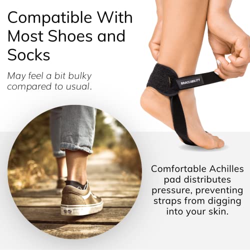 BraceAbility Turf Toe Brace - New, Adjustable Medical-Grade Foot Orthotic for Sprained and Hyperextended Big Toe Injury Treatment and Pain Relief - Perfect Splint, Plate, and Taping Alternative (L) by BraceAbility