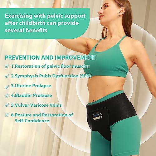 Strenbodi Pelvic Support Belt Uterus Support Belt Women's Brace for Treating Dropped Bladder, Uterine Prolapse, Vulvar Varicosities, Postpartum and Symphysis Pubis Dysfunction by Strenbodi