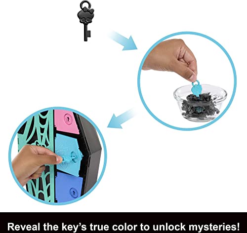 Monster High Doll and Fashion Set, Lagoona Blue with Dress-Up Locker and 19+ Accessories, Skulltimate Secrets from Mattel