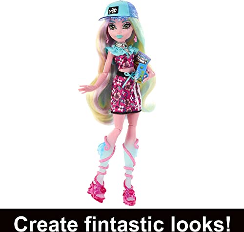Monster High Doll and Fashion Set, Lagoona Blue with Dress-Up Locker and 19+ Accessories, Skulltimate Secrets from Mattel