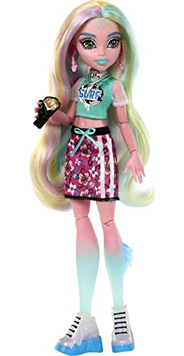 Monster High Doll and Fashion Set, Lagoona Blue with Dress-Up Locker and 19+ Accessories, Skulltimate Secrets from Mattel