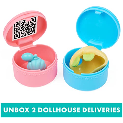 Gabby's Dollhouse, Primp and Pamper Bathroom with Mercat Figure, 3 Accessories, 3 Furniture and 2 Deliveries, Kids Toys for Ages 3 and up from Spin Master