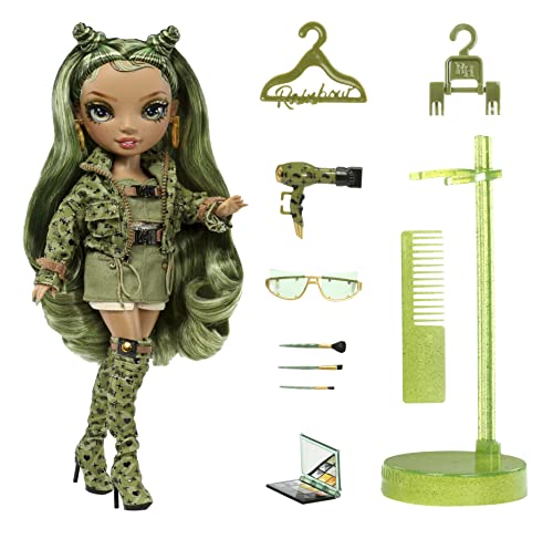 Rainbow High Olivia - Camo Green Fashion Doll. Fashionable Outfit & 10+ Colorful Play Accessories. Great Gift for Kids 4-12 Years Old and Collectors from MGA Entertainment