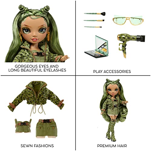 Rainbow High Olivia - Camo Green Fashion Doll. Fashionable Outfit & 10+ Colorful Play Accessories. Great Gift for Kids 4-12 Years Old and Collectors from MGA Entertainment