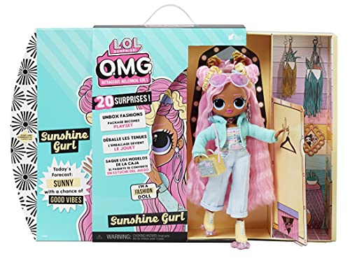 LOL Surprise OMG Sunshine Gurl Fashion Doll - Dress Up Doll Set with 20 Surprises for Girls and Kids 4+ by MGA Entertainment