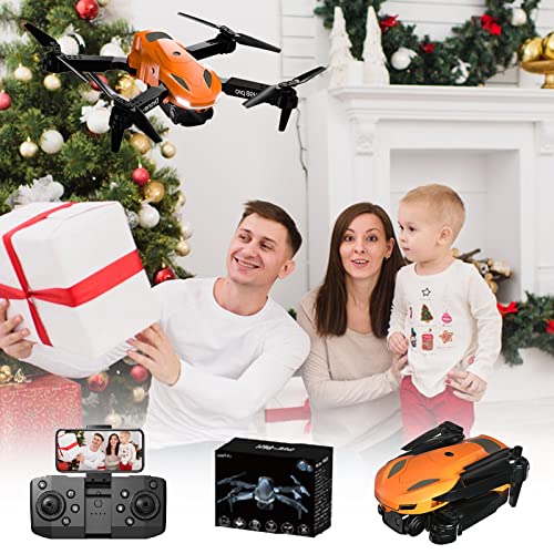 Drone With Foldable Arms, 1080P Dual HD Fpv Camera Optical Fl-ow Localization Remote Control Toys Gifts For Boys Girls With Altitude Hold Headless Mode One Key Start Speed For Boys by GBSELL