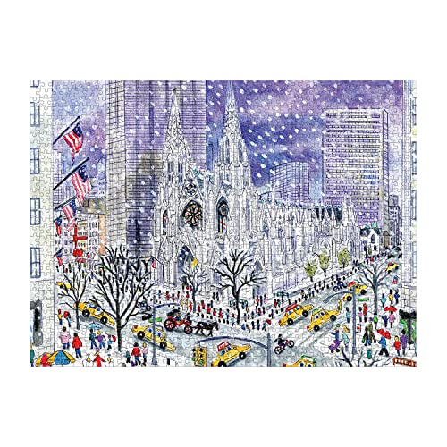 Michael Storrings St. Patrickâs Cathedral Puzzle, 1000 Pieces, 27â x 20â â Difficult Jigsaw Puzzle with Stunning Artwork â Thick, Sturdy Pieces, Challenging Family Activity by Galison