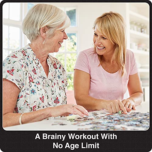 Solar System Space Puzzle for Adults, 1000 Piece Jigsaw Puzzle & Bonus Space Fact Poster by A2PLAY, Premium Materials, 27.5 x 19.7 in from A2PLAY