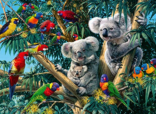 Ravensburger Koalas in a Tree 500 Piece Jigsaw Puzzle for Adults - 14826 - Every Piece is Unique, Softclick Technology Means Pieces Fit Together Perfectly from Ravensburger