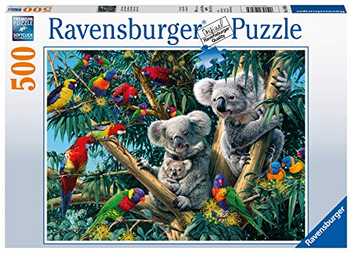 Ravensburger Koalas in a Tree 500 Piece Jigsaw Puzzle for Adults - 14826 - Every Piece is Unique, Softclick Technology Means Pieces Fit Together Perfectly from Ravensburger