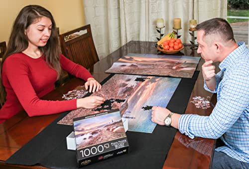 Montauk Lighthouse Puzzle Jigsaw Puzzles 1000 Pieces for Adults Scenic National Parks Ocean Landscape Beach Puzzles an Educational and Fun Game for Elders Children Family and Friends from Corinthian Design & Concepts Inc