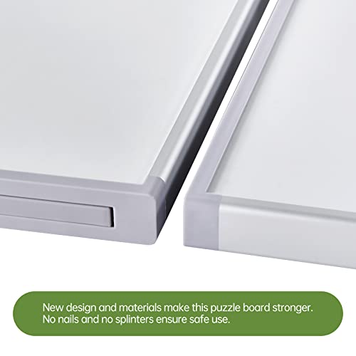 Non-Wood Jigsaw Puzzle Board with Drawers, Portable Puzzle Table for Adults, Puzzle Tray, Large Size: 35Ã26 Inch Work Surface, 4 Drawers, Lightweight Design from IndustryClassics