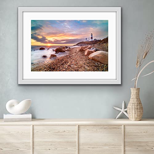 Montauk Lighthouse Puzzle Jigsaw Puzzles 1000 Pieces for Adults Scenic National Parks Ocean Landscape Beach Puzzles an Educational and Fun Game for Elders Children Family and Friends from Corinthian Design & Concepts Inc