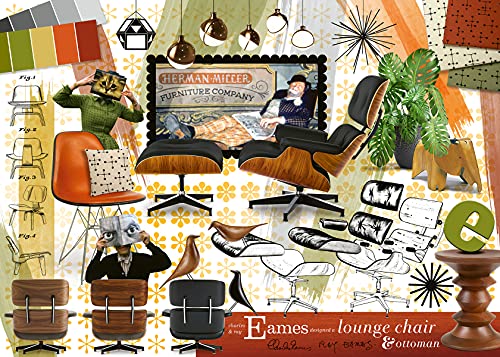 RavensburgerÂ 16899 Eames Design Classics 1000 Piece Piece Jigsaw Puzzle for Adults â Every Piece is Unique, Softclick Technology Means Pieces Fit Together Perfectly from Ravensburger
