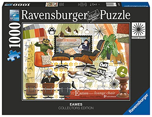 RavensburgerÂ 16899 Eames Design Classics 1000 Piece Piece Jigsaw Puzzle for Adults â Every Piece is Unique, Softclick Technology Means Pieces Fit Together Perfectly from Ravensburger