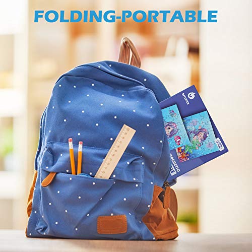 BST SHIER Magnetic Puzzles for Kids Ages 3 4 5 6, TWO-20 Piece Mermaid Wooden Jigsaw Puzzles Book for Toddlers,Travel Games and Travel Toys for 3 4 5 6 Year olds Boys and Girls by BST SHIER