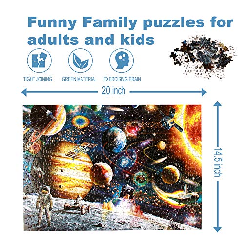 Toreta Puzzles for Adults 500 Piece,Space Jigsaw Puzzles 500 Pieces for Adults,500 Piece Puzzle Art for Family,Pieces Fit Together Perfectly,Large Puzzle Games Toys(14.5x20 inch) by Toreta