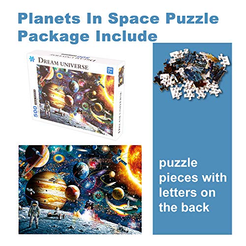 Toreta Puzzles for Adults 500 Piece,Space Jigsaw Puzzles 500 Pieces for Adults,500 Piece Puzzle Art for Family,Pieces Fit Together Perfectly,Large Puzzle Games Toys(14.5x20 inch) by Toreta